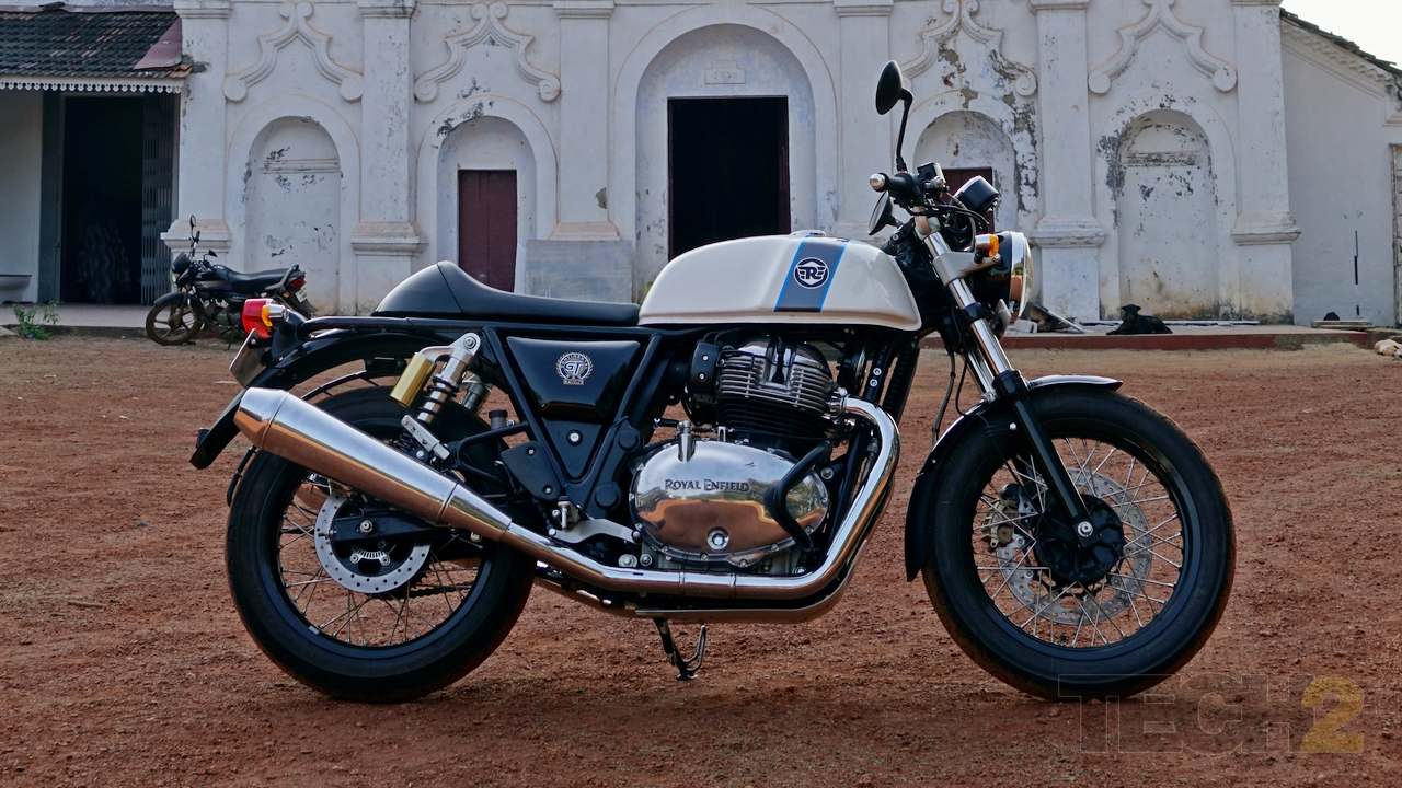 The Royal Enfield Continental GT. Image: tech2/Vir Nakai